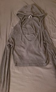 Fashion Nova cropped hoodie